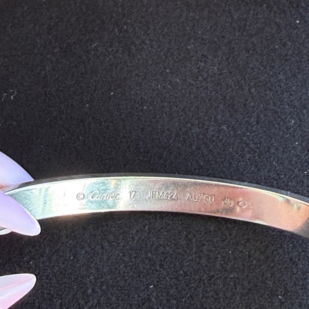 Authentic Cartier LOVE BRACELET, CLASSIC MODEL, 17 size. - Picture 7 of 16